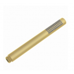 Lucid Brushed Gold Round Handheld Shower